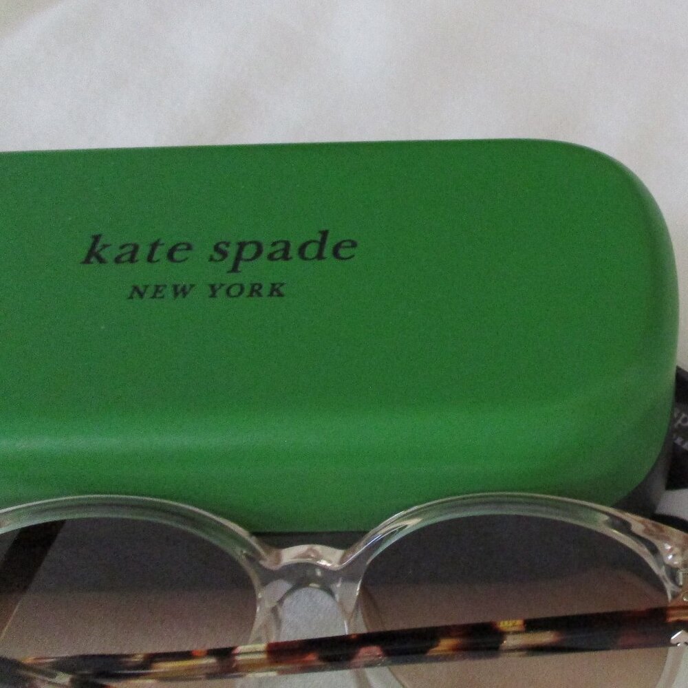 Kate Spade Kaiafs Crystal Oversized Round Sunglasses New in Case - Picture 5 of 9